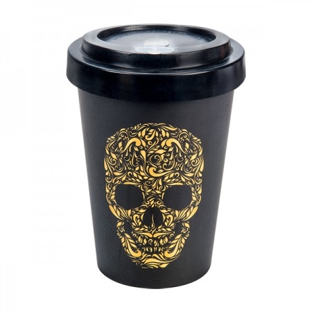 BAMBOO CUP - SKULL BLACK