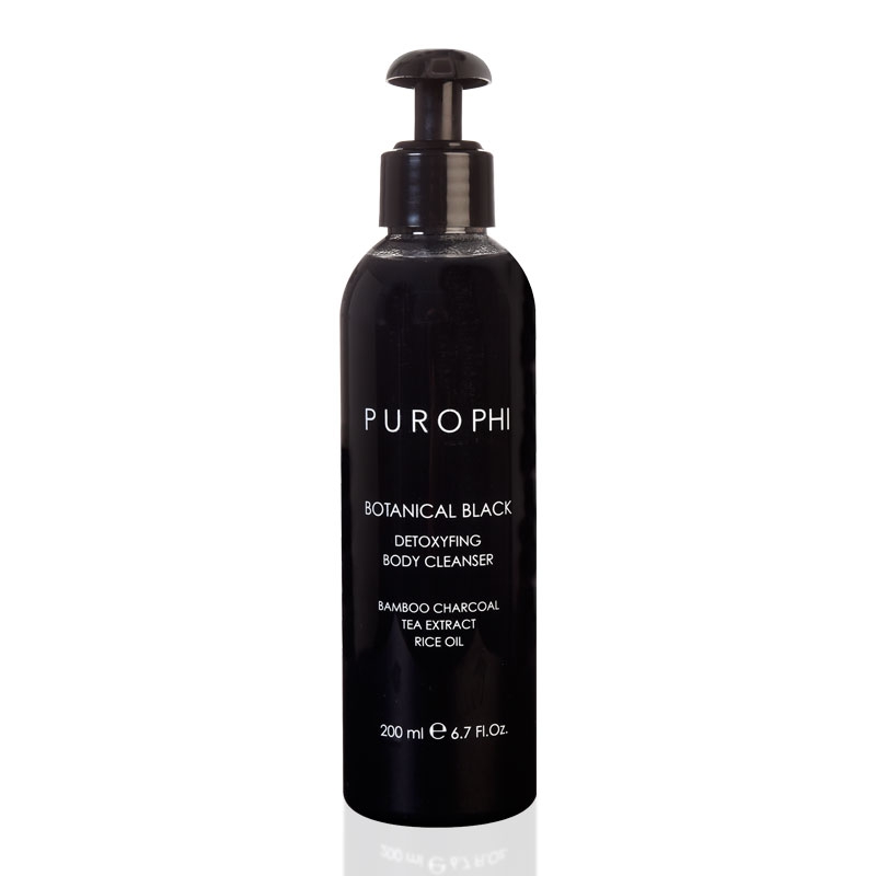 BOTANICAL BLACK DETOXYFING BODY CLEANSER - OLIO DETERGENTE CORPO