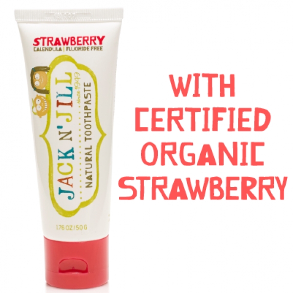 NATURAL TOOTHPASTE - DENTIFRICIO BIMBI - FRAGOLA E CALENDULA BIO