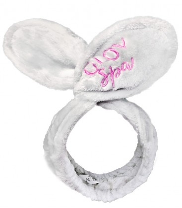 GLOV - FASCIA CAPELLI BUNNY EARS - GREY