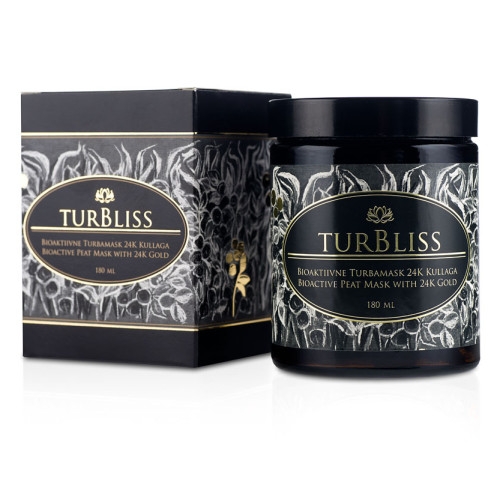 MASCHERA VISO ALLA TORBA CON ORO 24K - 60 ML