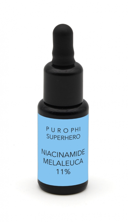 SUPER HERO | NIACINAMIDE + MELALEUCA 11% - BOOSTER RIEQUILIBRANTE PELLE MISTA E IMPURA