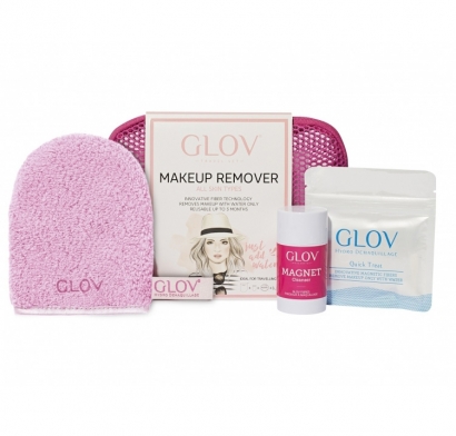 GLOV - TRAVEL SET PINK CON POCHETTE