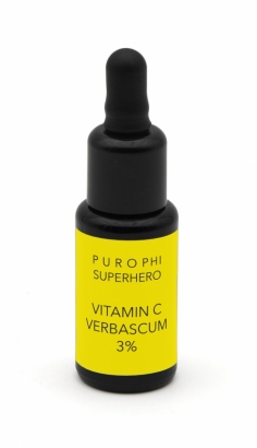 SUPER HERO | VITAMIN C + VERBASCUM 3% - BOOSTER ILLUMINANTE PELLE SPENTA, DISCROMICA